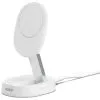 Зарядний пристрій Belkin 15W Magnetic Stand Qi2 20W adapter USB-C white (WIA008VFWH)