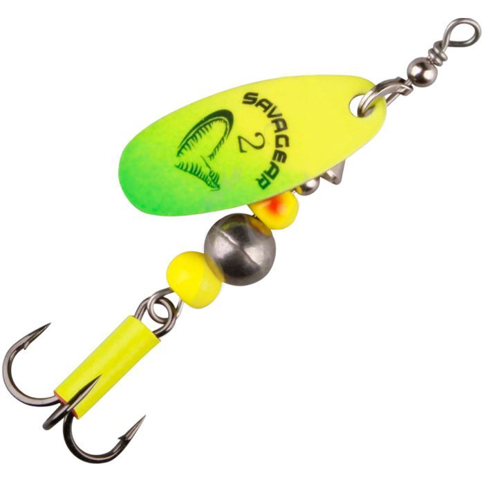 Блесна Savage Gear Caviar Spinner #4 18.0g 07-Fluo Yellow/Chartreuse (1854.05.66)