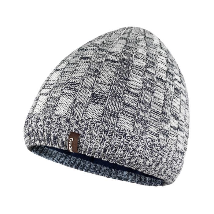 Водонепроницаемая шапка Dexshell Heathered Rib Knit Beanie Onesize 56-58 см хакі (DH32405SSN)