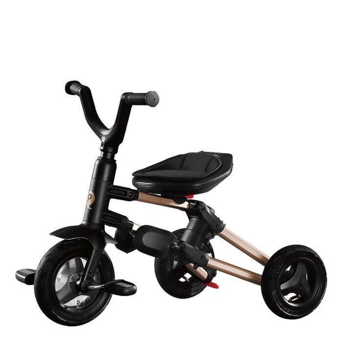 Детский велосипед QPlay Nova+ Rubber складной трехколесный Gold Mat - Military Green (S700-13Nova+RubberGreenGo) изображение 2