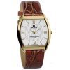 Наручные часы Seculus 1613.1.106 white, pvd, brown leather