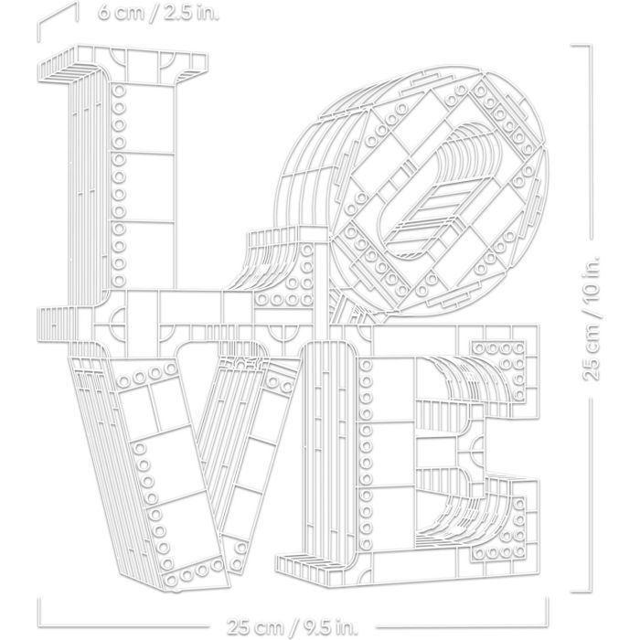 Конструктор LEGO ART LOVE (31214) изображение 5