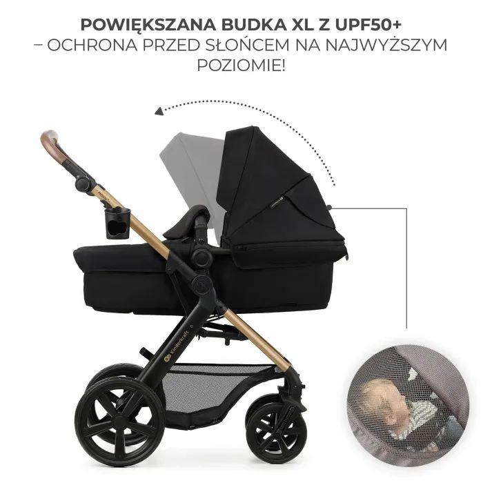Коляска Kinderkraft 3 в 1 Moov 2 Pure Black (KSMOOV02BLKEV00) (5902533925780) изображение 10