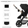 Коляска Kinderkraft 3 в 1 Moov 2 Pure Black (KSMOOV02BLKEV00) (5902533925780) изображение 11