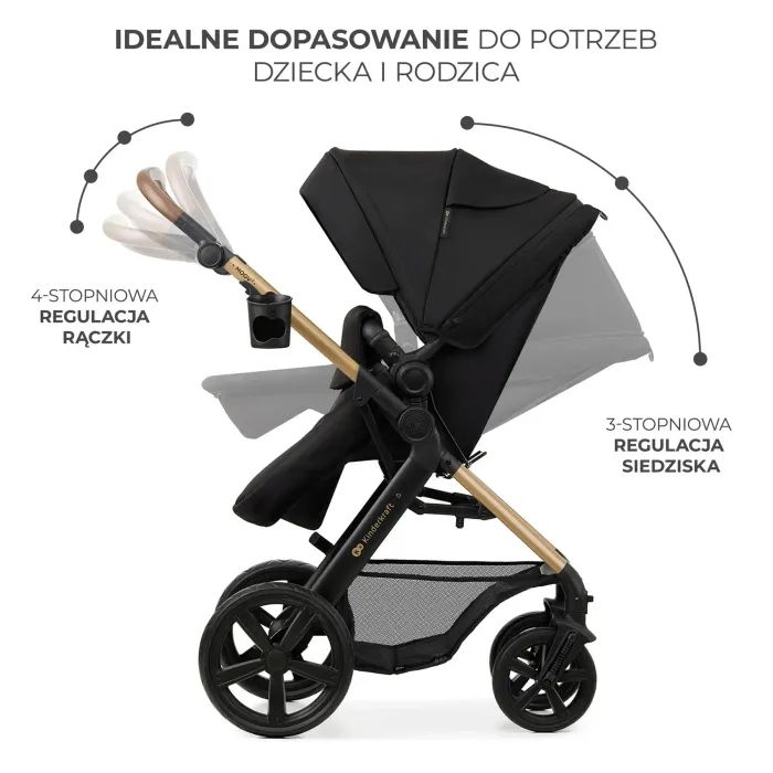 Коляска Kinderkraft 3 в 1 Moov 2 Pure Black (KSMOOV02BLKEV00) (5902533925780) изображение 9