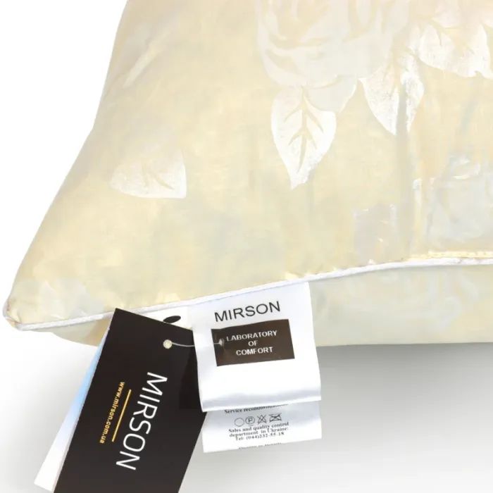 Подушка MirSon пухова 15% пух №2763 Extra м'яка 40х40 см (2200005193020) зображення 2