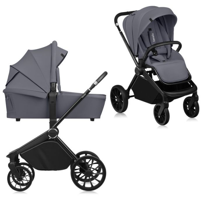 Коляска Lionelo 2 в 1 Mika Plus Grey Stone (LO-MIKA PLUS 2IN1 GREY STONE)