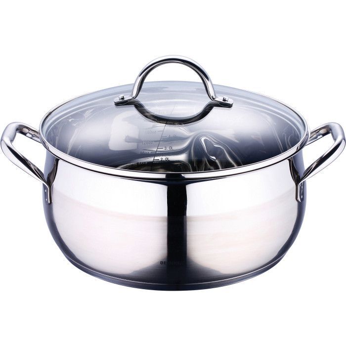 Каструля Bergner Gourmet, з кришкою 8 л (BG-6565)