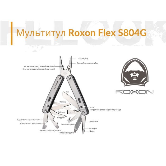 Мультитул Roxon Flex S804 (S804G) зображення 11