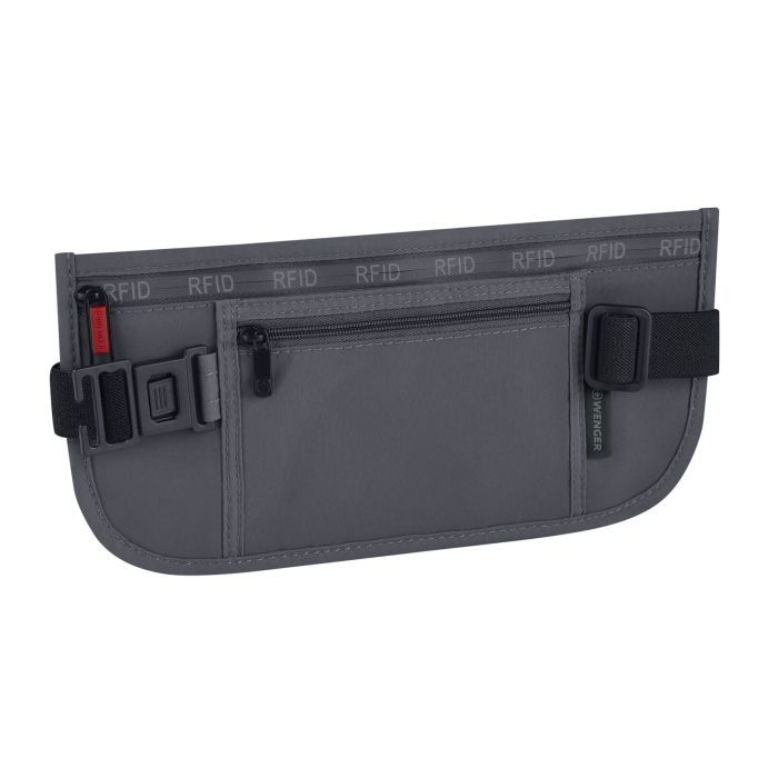 Сумка-бананка Wenger waist belt with RFID pocket, сіра (611879) изображение 3