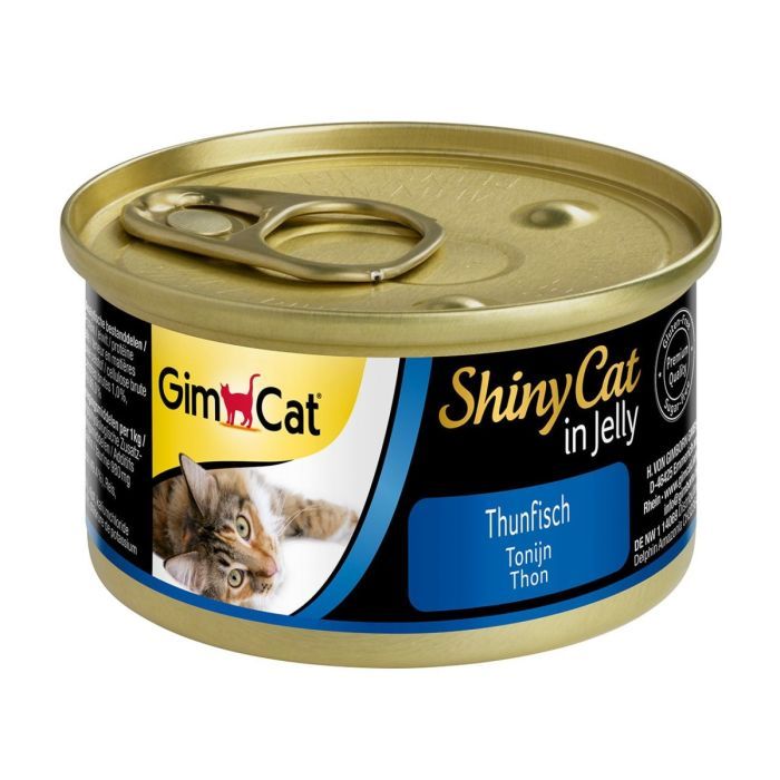 Консервы для кошек GimCat Shiny Cat С тунцом в желе 70 г (4002064413280)