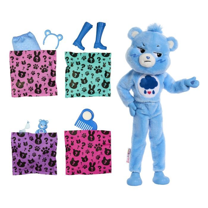 Кукла Barbie Cutie Reveal Care Bears Медвежонок Ворчун (JCN96) изображение 3
