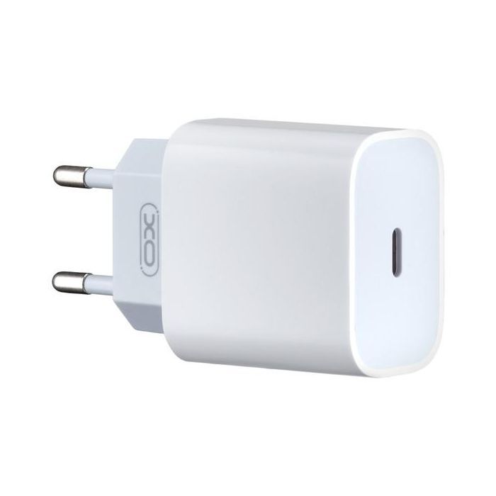 Зарядное устройство XO L40 PD/3A/18W white + cable Lightning White (L40i-WH)