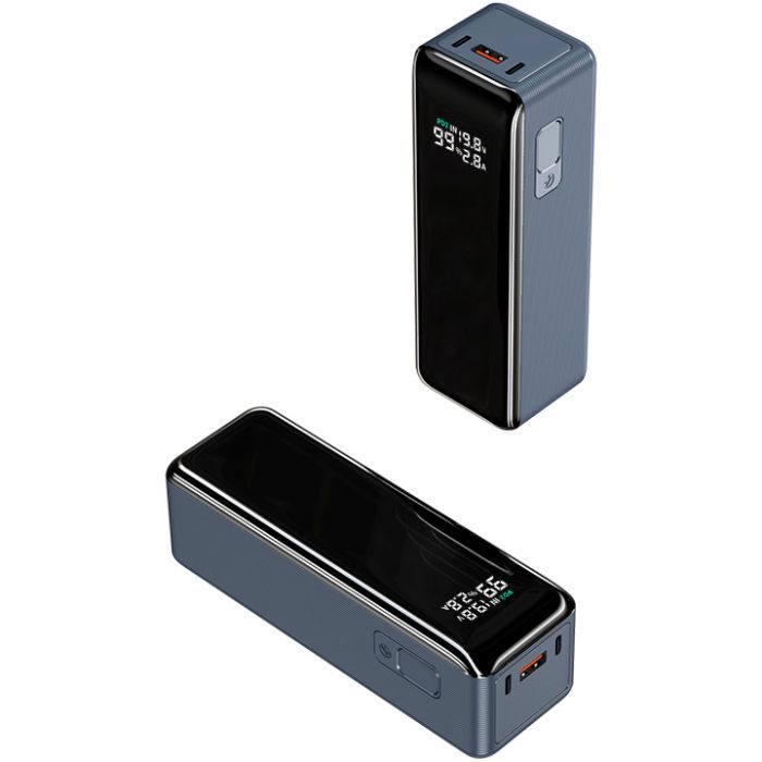 Батарея универсальная Atria 30000mAh PD/3.1/160W(Max)80W+80W, QC/3.0/22.5W, Blue (WPD-160SB) изображение 2