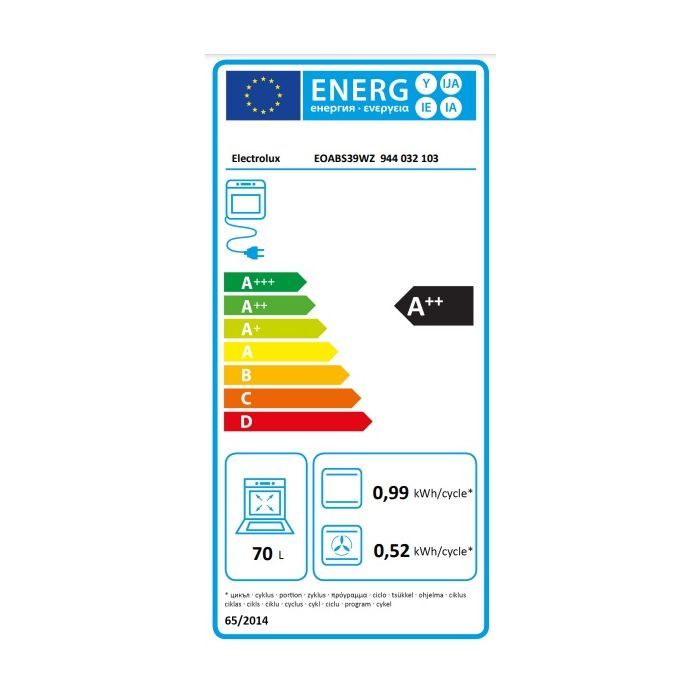 Духова шафа Electrolux EOABS39WZ зображення 9