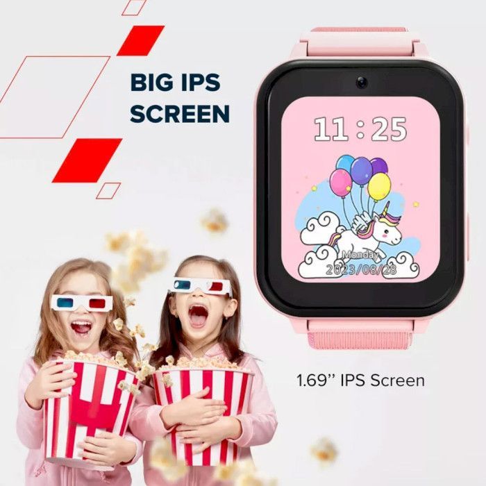 Смарт-часы Canyon Alfie KW-37 MP3 Study&Game Pink (CNE-KW37PP) изображение 2