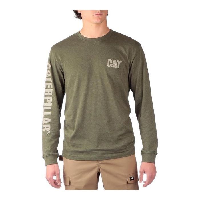 Лонгслив Caterpillar (CAT) 1510034-13037 зелений M (882600870562)