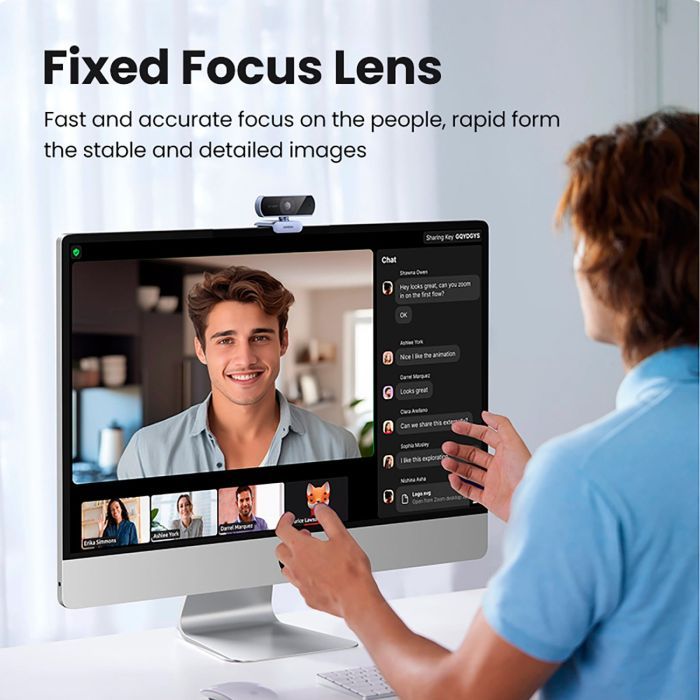 Веб-камера UGREEN CM678 HD USB-A (15728) зображення 9