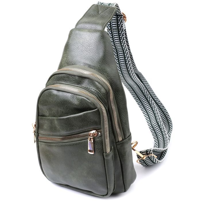 Сумка Vintage Из экокожи Зеленая (22756)