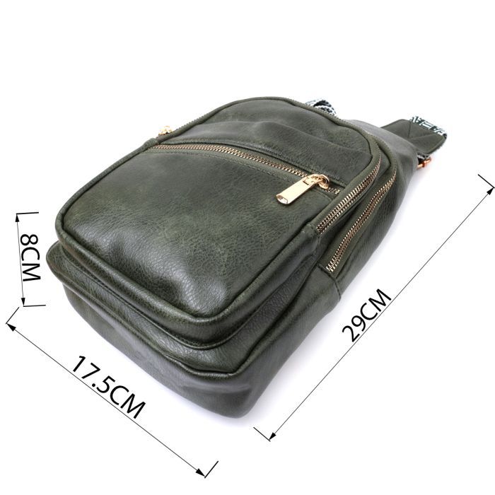 Сумка Vintage Из экокожи Зеленая (22756) изображение 3