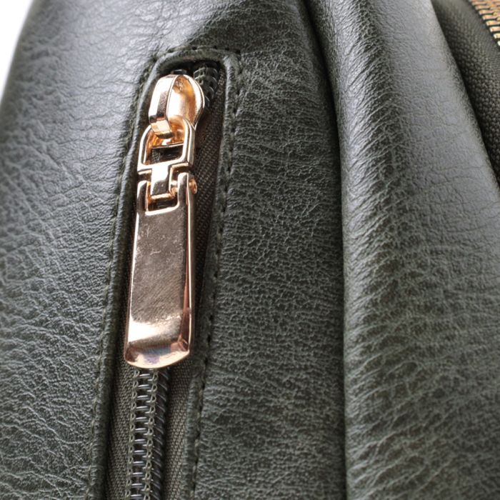 Сумка Vintage Из экокожи Зеленая (22756) изображение 5