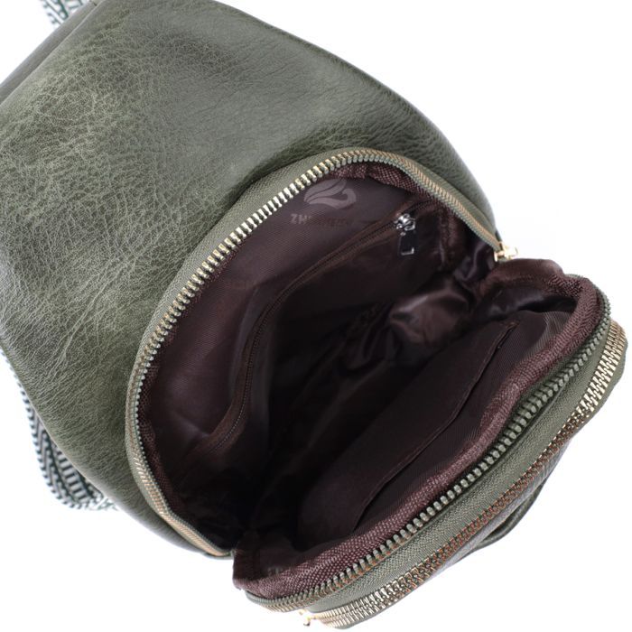 Сумка Vintage Из экокожи Зеленая (22756) изображение 7