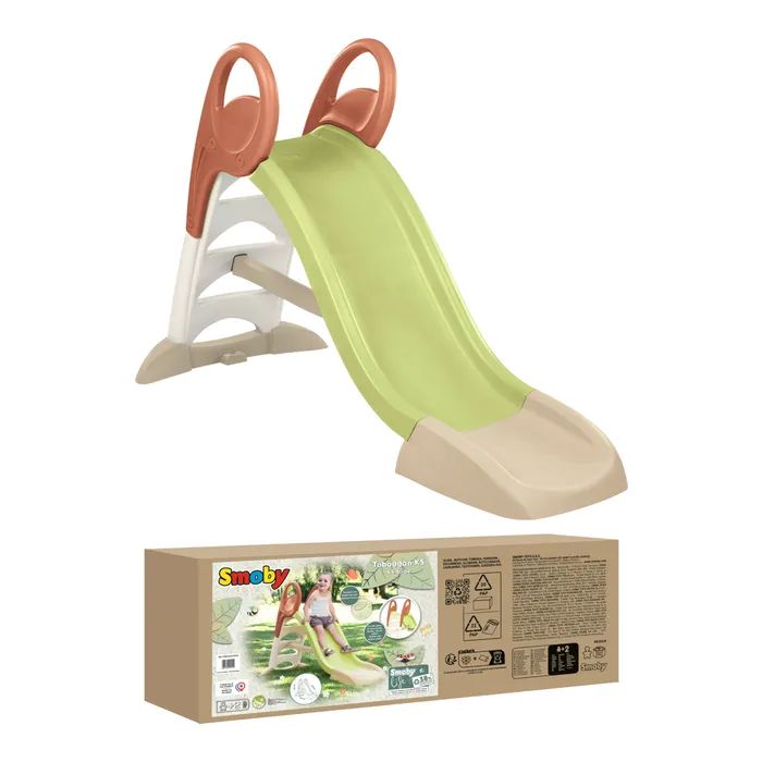Гірка Smoby Life з водним ефектом зелено-бежева (7600820510)