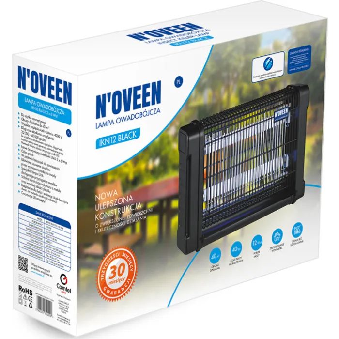 Инсектицидная лампа N'oveen IKN12 (RL074359) изображение 3