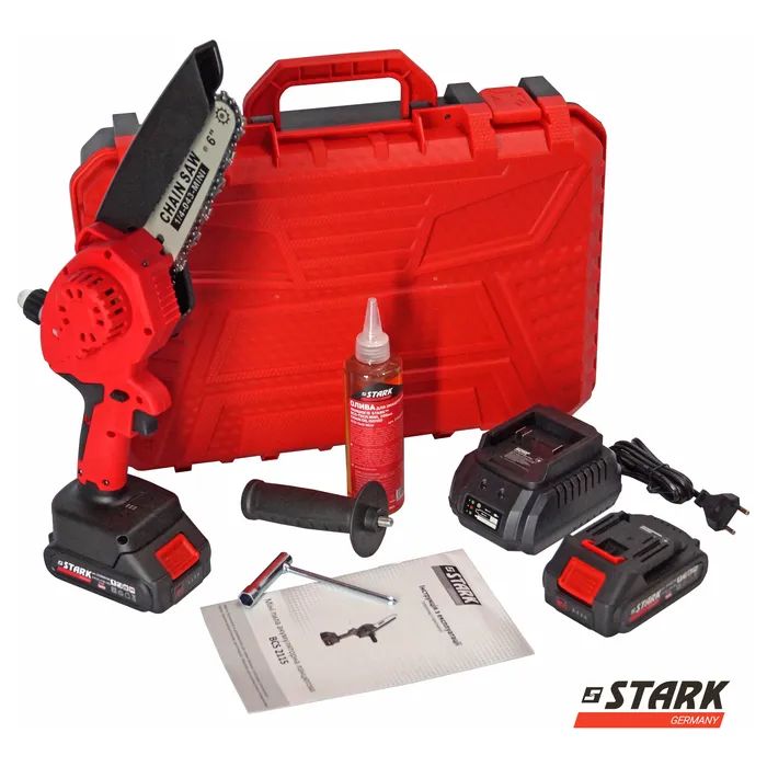 Ланцюгова пила Stark BCS-2115, 21V, 2х2Ah, 150мм (310900001) зображення 5