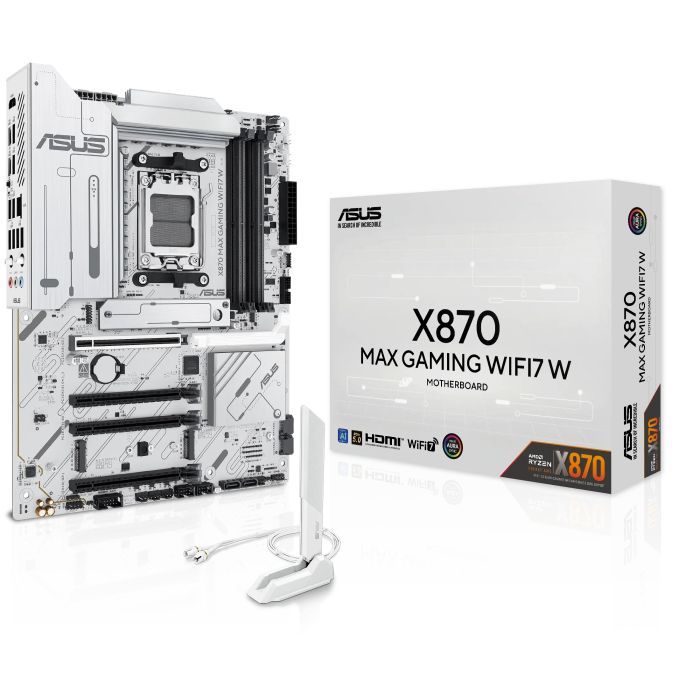 Материнская плата ASUS X870 MAX GAMING WIFI7 W изображение 9