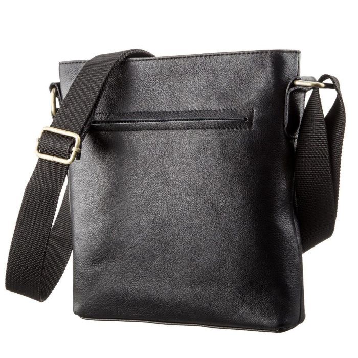 Сумка Shvigel Чоловіча шкіряна Чорна (19119) зображення 2