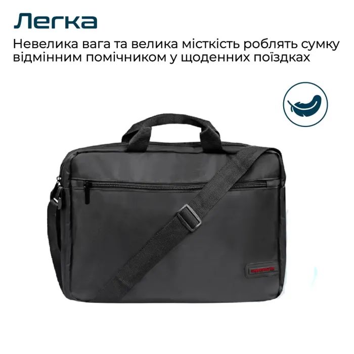 Сумка для ноутбука Promate 15.6" Gear-MB black (gear-mb.black) изображение 2