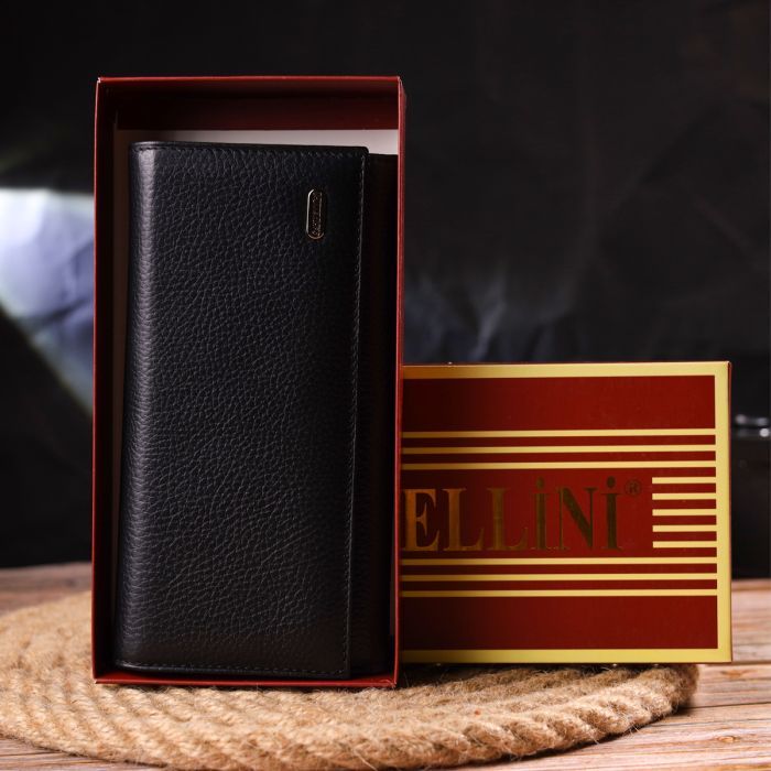 Портмоне Canpellini З натуральної шкіри Чорне (21529) зображення 10