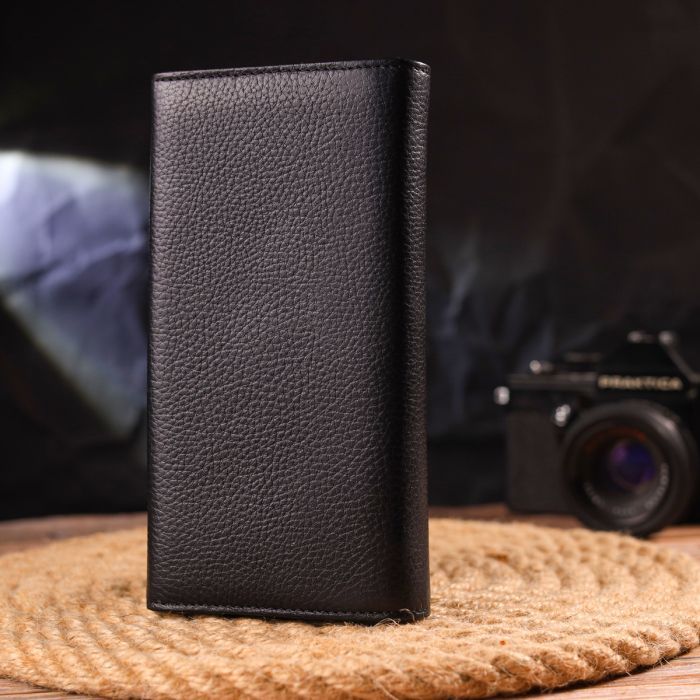 Портмоне Canpellini З натуральної шкіри Чорне (21529) зображення 9