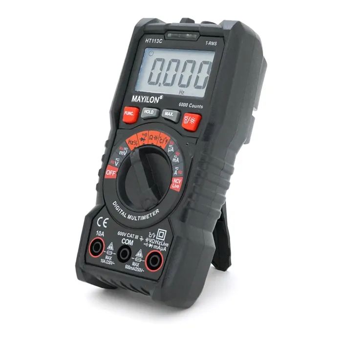 Цифровой мультиметр Mayilon HT-113C, V, A, R, C, F (HT-113C) изображение 2