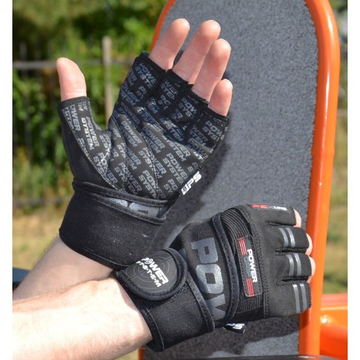 Перчатки для фитнеса Power System Power Grip PS-2800 Black M (PS-2800_M_Black) изображение 2