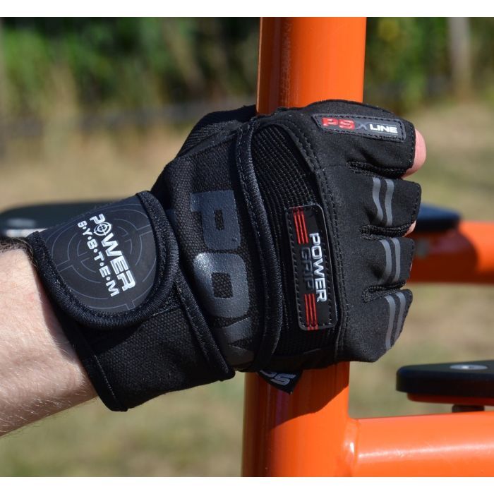 Перчатки для фитнеса Power System Power Grip PS-2800 Black M (PS-2800_M_Black) изображение 4
