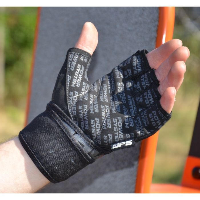 Перчатки для фитнеса Power System Power Grip PS-2800 Black M (PS-2800_M_Black) изображение 5