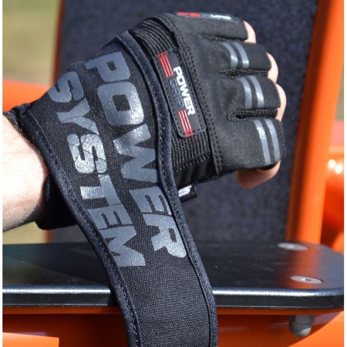 Перчатки для фитнеса Power System Power Grip PS-2800 Black M (PS-2800_M_Black) изображение 7