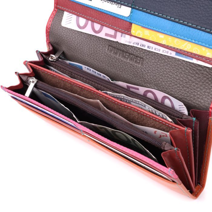 Гаманець ST Leather З натуральної шкіри Різнобарвний (22518) зображення 7