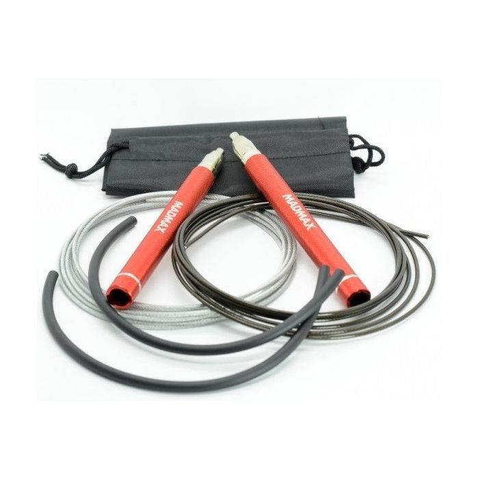 Скакалка MadMax MFA-286 Speed jump rope швидкісна Червона (MFA-286-RED-U) зображення 2