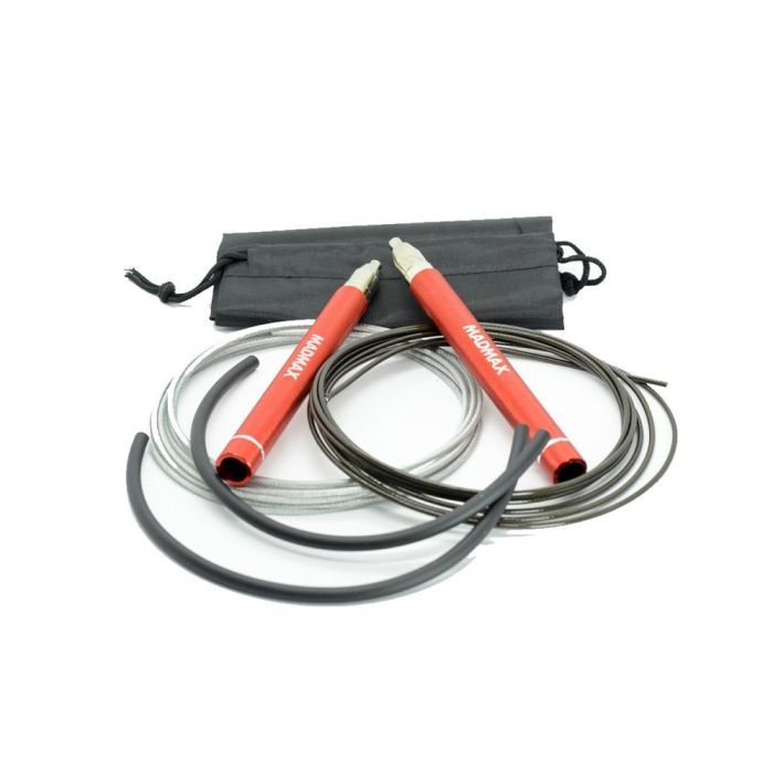 Скакалка MadMax MFA-286 Speed jump rope швидкісна Червона (MFA-286-RED-U) зображення 5
