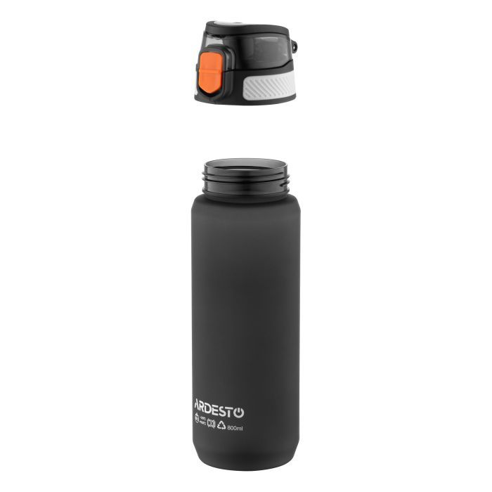 Бутылка для воды Ardesto Matte 800мл чорний (AR2281ML) изображение 6