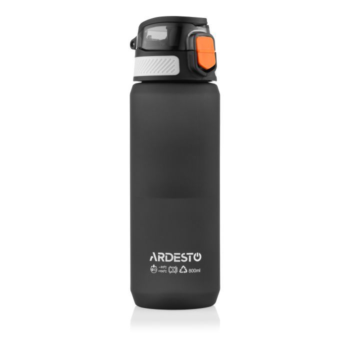 Бутылка для воды Ardesto Matte 800мл чорний (AR2281ML) изображение 7