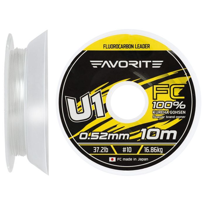 Флюорокарбон Favorite U1 FC 10m 3.5/0.31mm 14.1lb/6.38kg (1693.11.82)