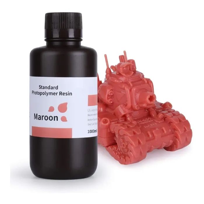 Фотополимерная смола ELEGOO Resin, Standard 1кг, maroon (50.103.0086)