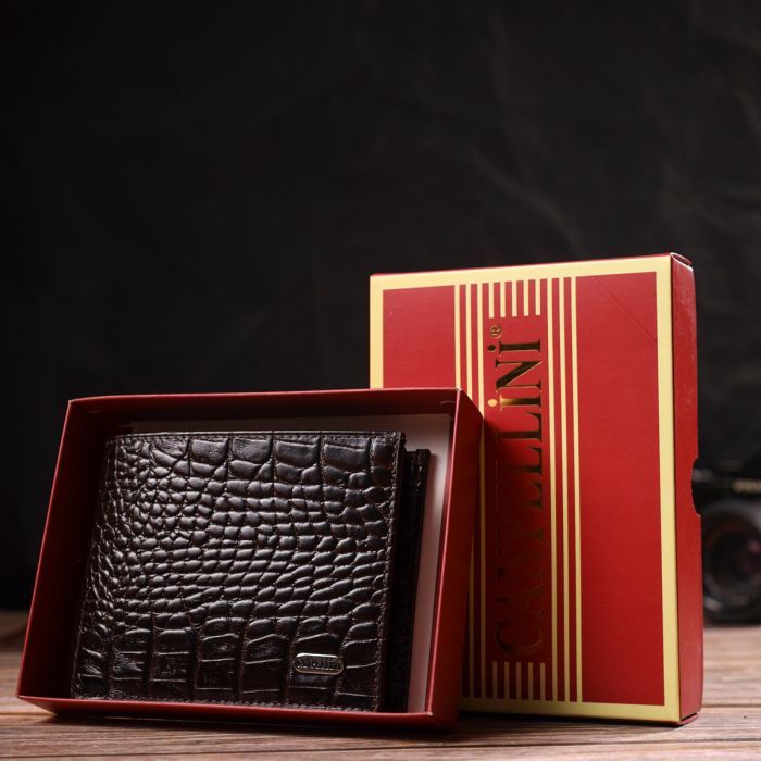 Портмоне Canpellini З натуральної шкіри Коричневе (21870) зображення 10