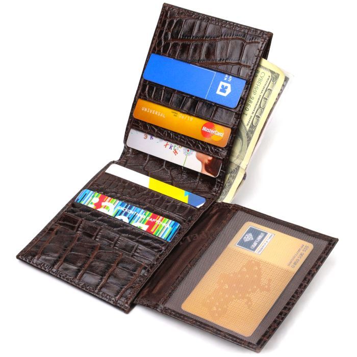 Портмоне Canpellini З натуральної шкіри Коричневе (21870) зображення 6