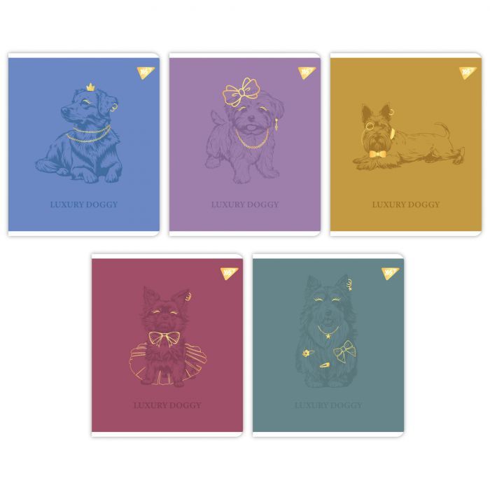 Тетрадь Yes Luxure doggy А5 48 листов клетка (767549)