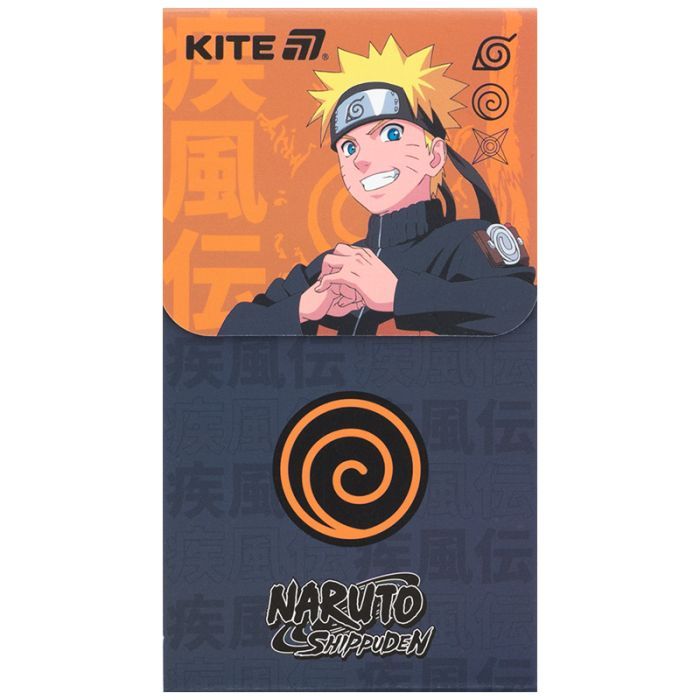 Блокнот Kite на магните Naruto 60 листов, клетка (NR24-092)